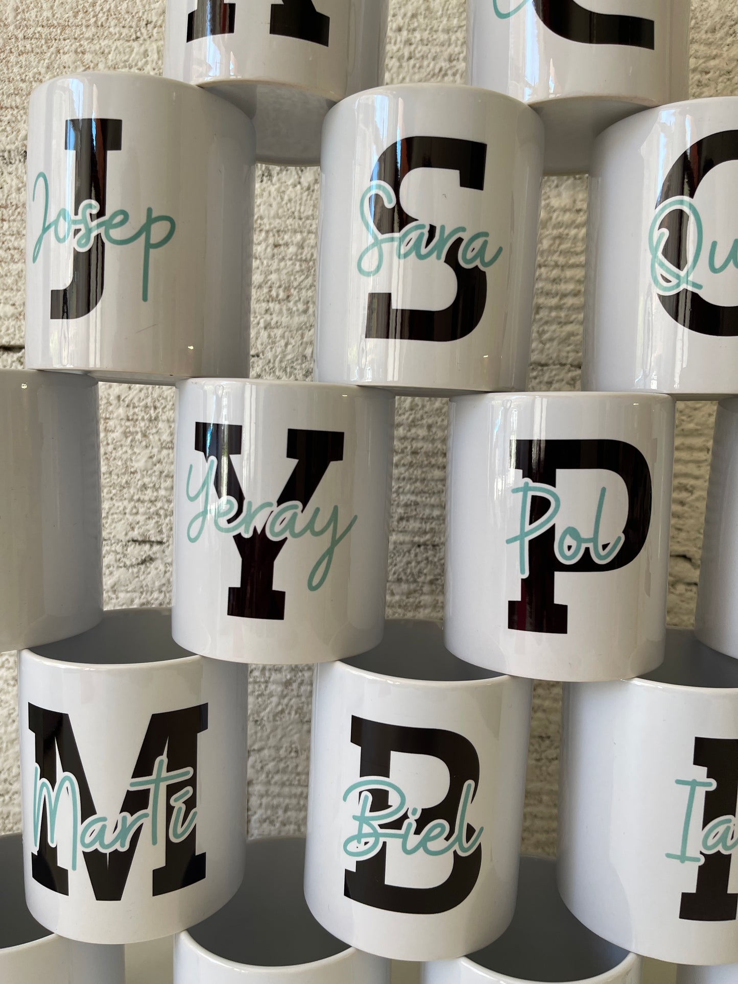 Taza Personalizada con Inicial y Nombre