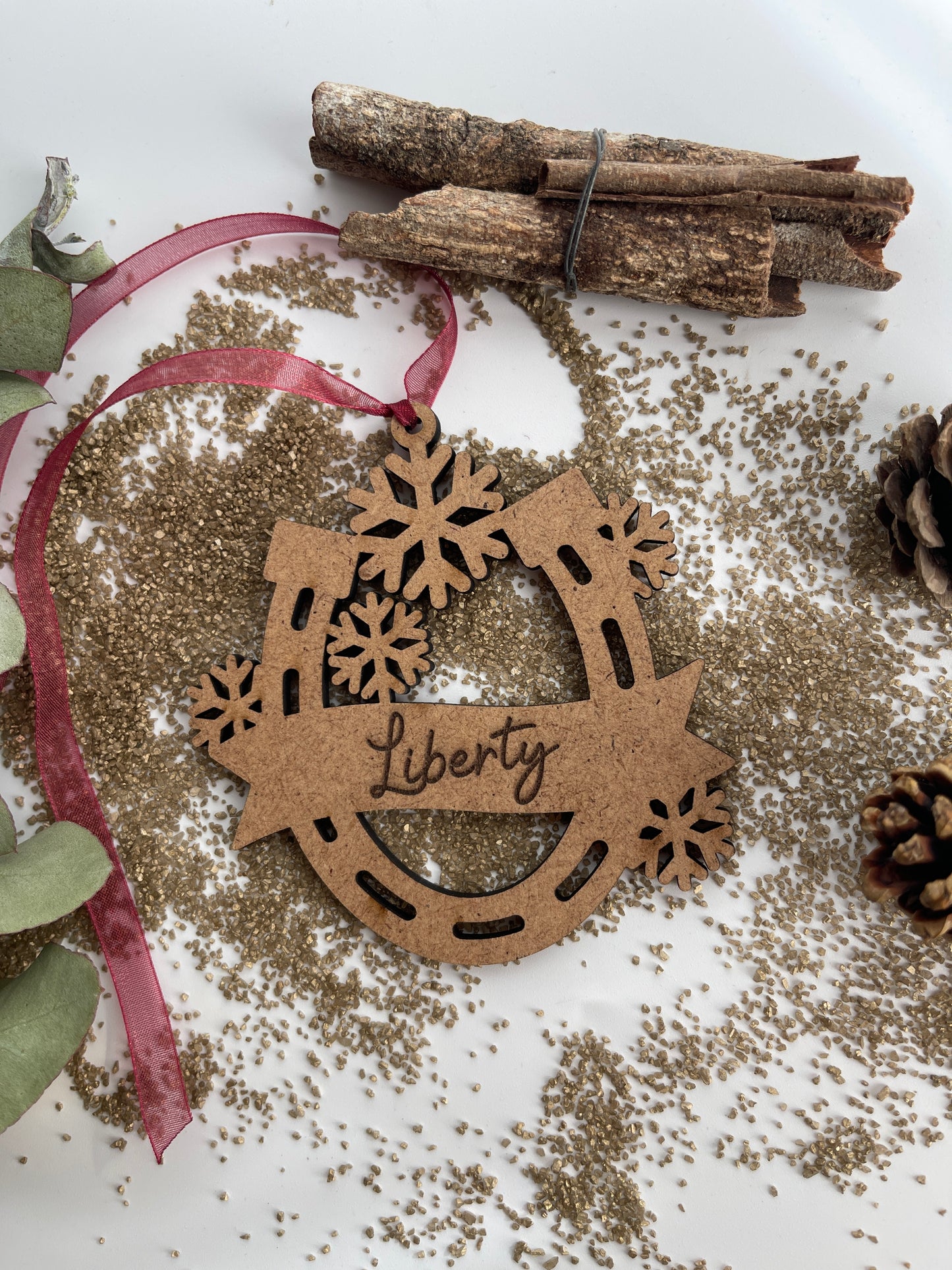 Bola árbol de Navidad herradura