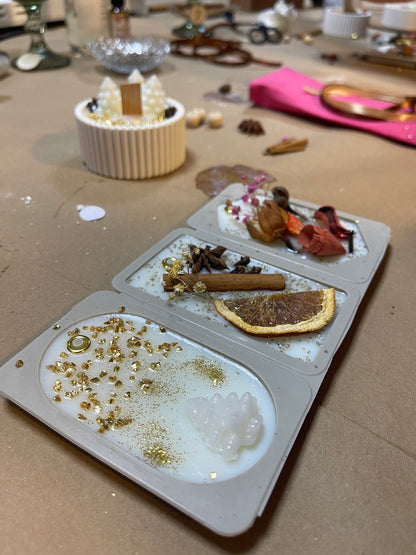 * Taller de velas familiar