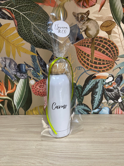 Botella personalizada con nombre