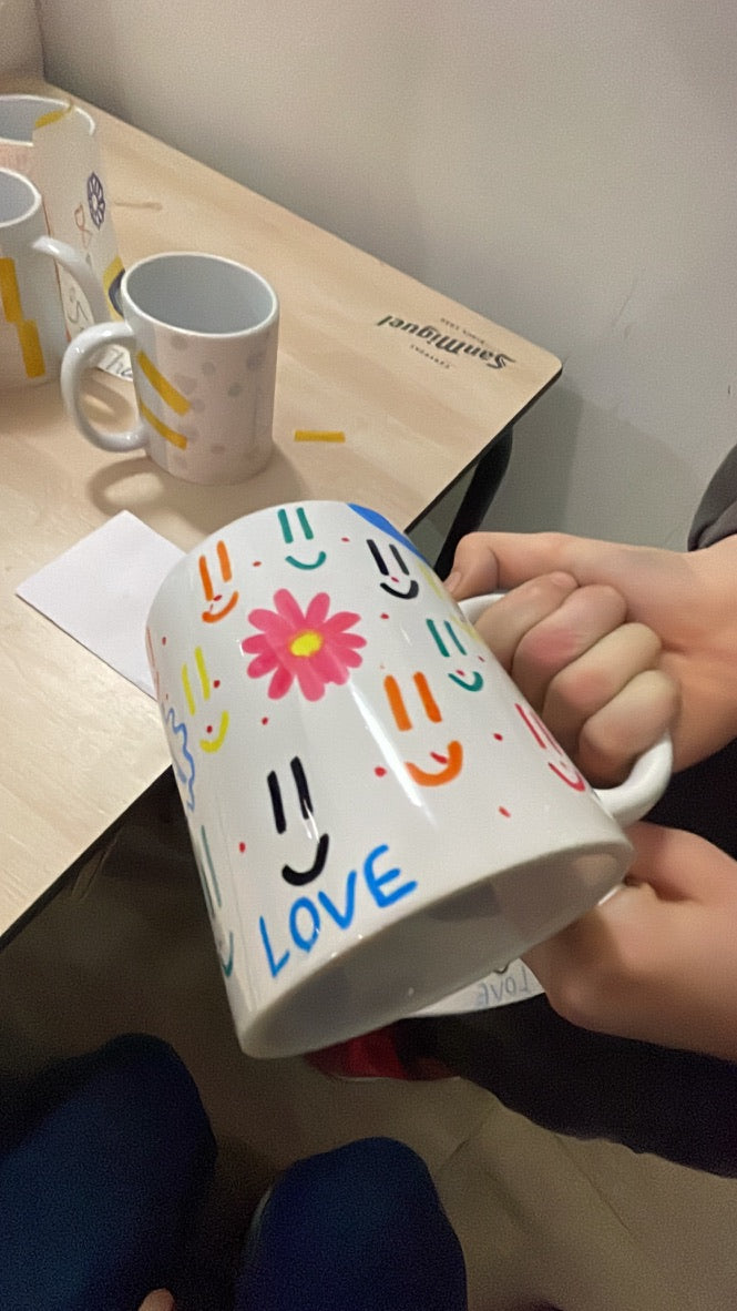 Taller de tazas personalizadas