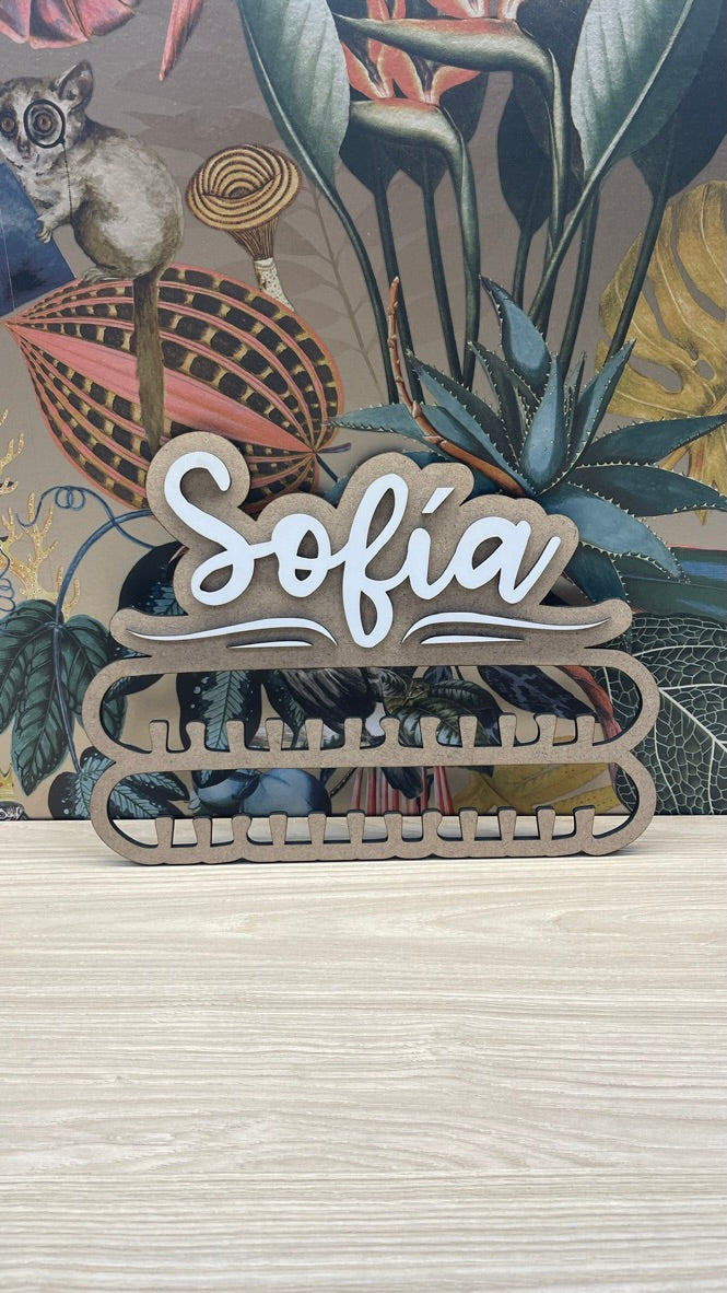 Medallero personalizado madera