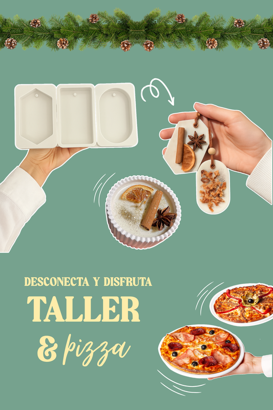 * Taller de velas & pizza
