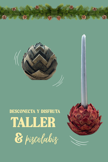 * Taller centro para vela