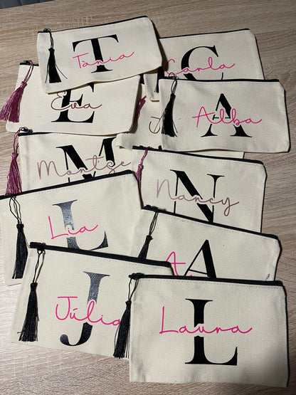 Neceser Personalizado con inicial y Nombre